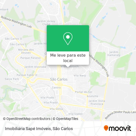 Imobiliária Sapé Imóveis mapa