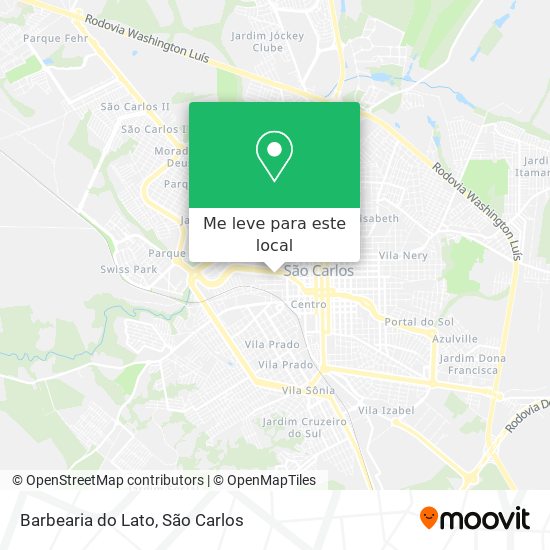 Barbearia do Lato mapa