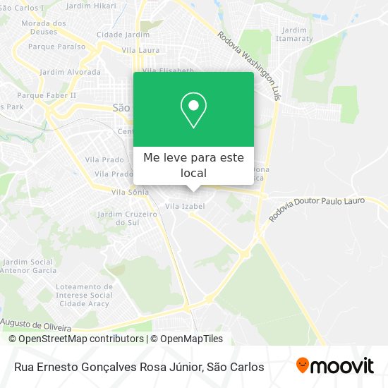 Rua Ernesto Gonçalves Rosa Júnior mapa