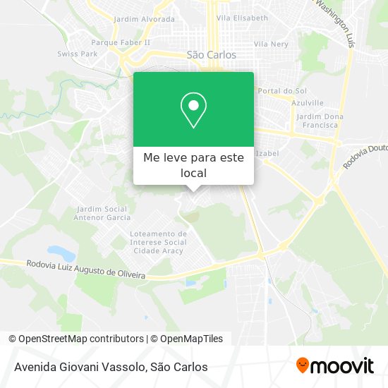 Avenida Giovani Vassolo mapa