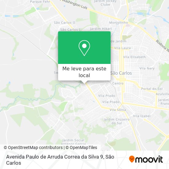 Avenida Paulo de Arruda Correa da Silva 9 mapa