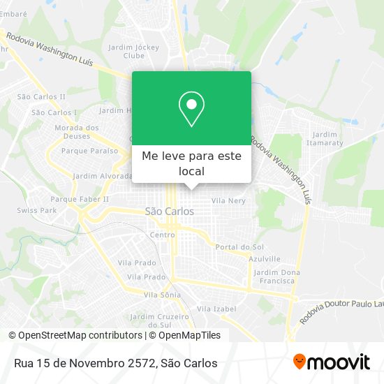 Rua 15 de Novembro 2572 mapa