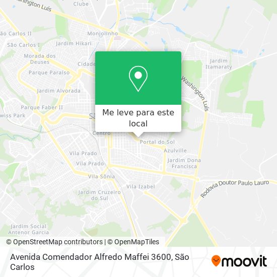 Avenida Comendador Alfredo Maffei 3600 mapa