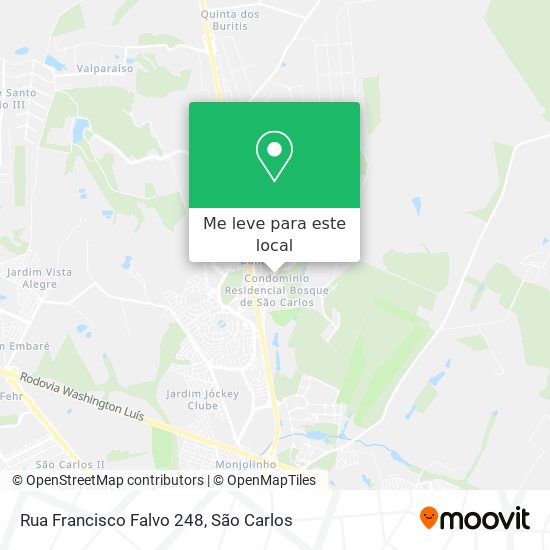 Rua Francisco Falvo 248 mapa