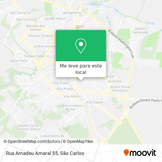 Rua Amadeu Amaral 55 mapa