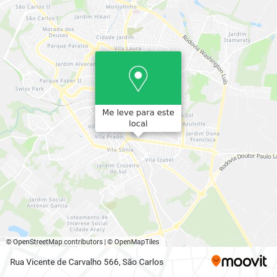 Rua Vicente de Carvalho 566 mapa