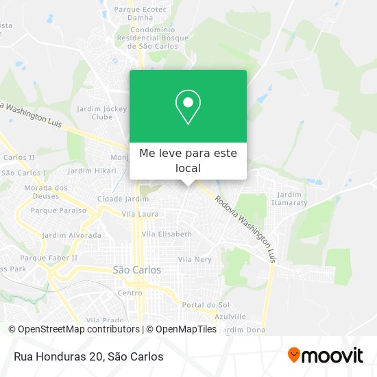 Rua Honduras 20 mapa