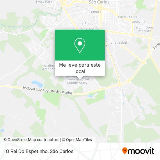 O Rei Do Espetinho mapa