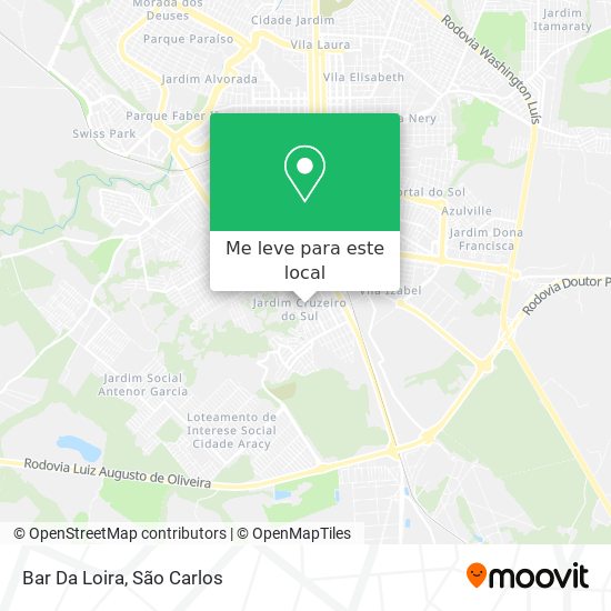 Bar Da Loira mapa