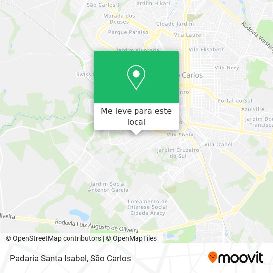 Padaria Santa Isabel mapa