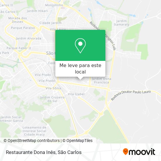 Restaurante Dona Inês mapa