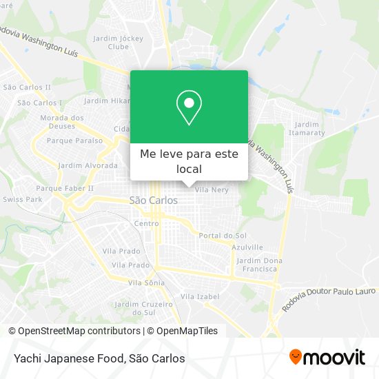Yachi Japanese Food mapa