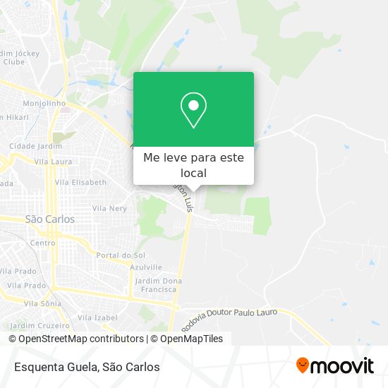 Esquenta Guela mapa