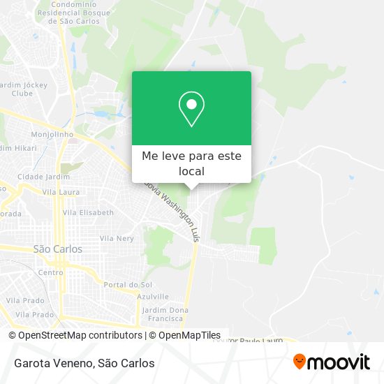 Garota Veneno mapa