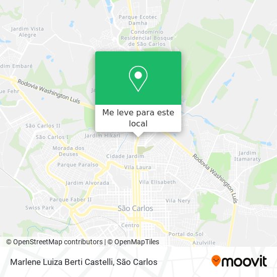 Marlene Luiza Berti Castelli mapa