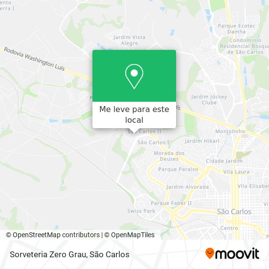 Sorveteria Zero Grau mapa