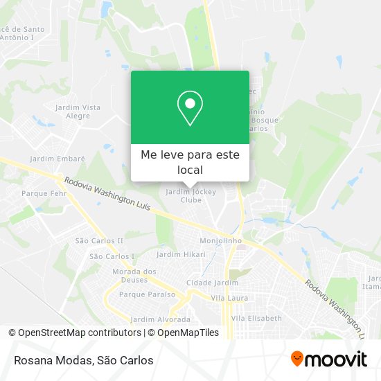 Rosana Modas mapa