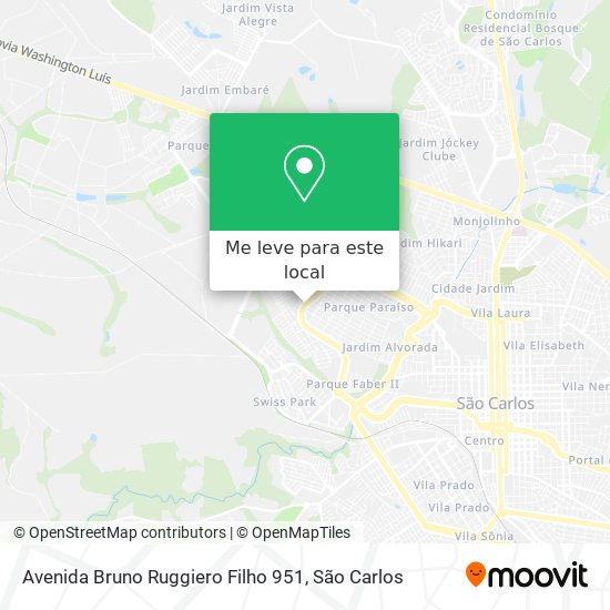 Avenida Bruno Ruggiero Filho 951 mapa