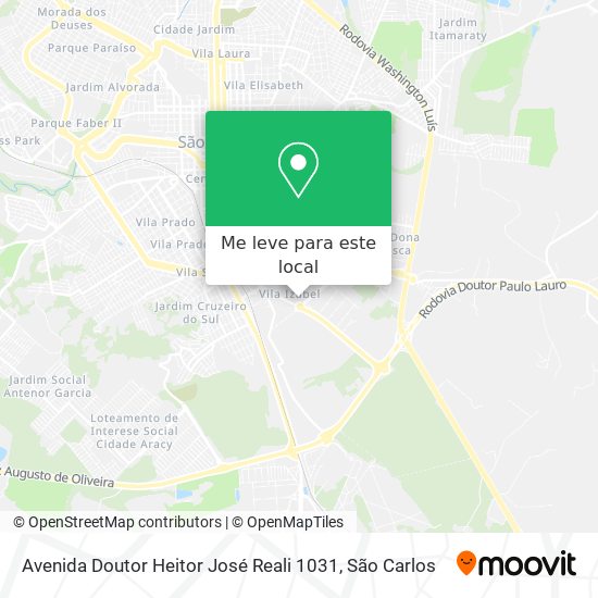 Avenida Doutor Heitor José Reali 1031 mapa