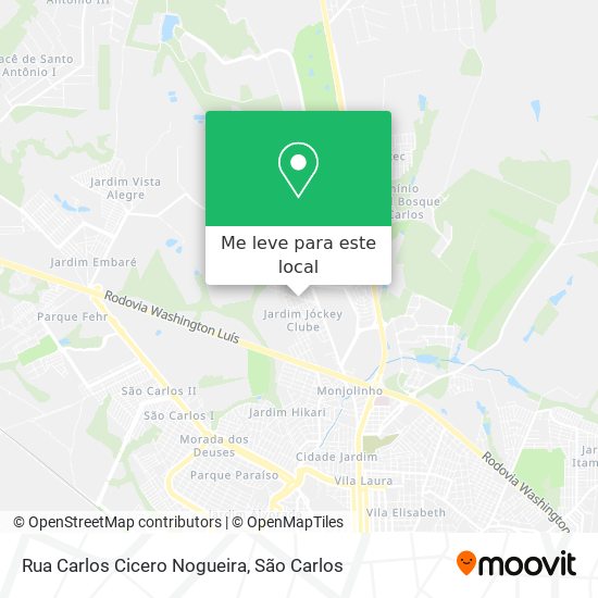 Rua Carlos Cicero Nogueira mapa