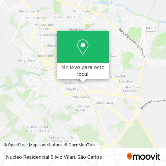 Nucleo Residencial Silvio Vilari mapa