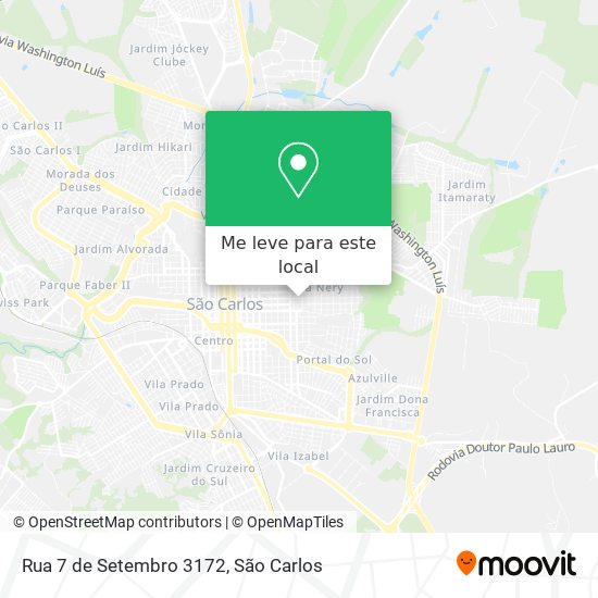 Rua 7 de Setembro 3172 mapa
