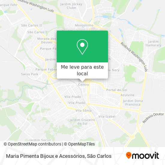 Maria Pimenta Bijoux e Acessórios mapa
