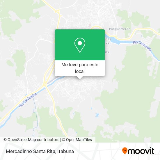 Mercadinho Santa Rita mapa
