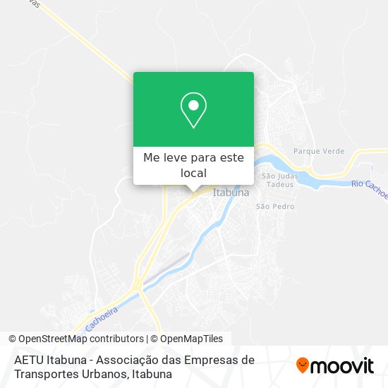 AETU Itabuna - Associação das Empresas de Transportes Urbanos mapa
