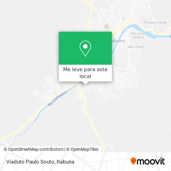 Viaduto Paulo Souto mapa
