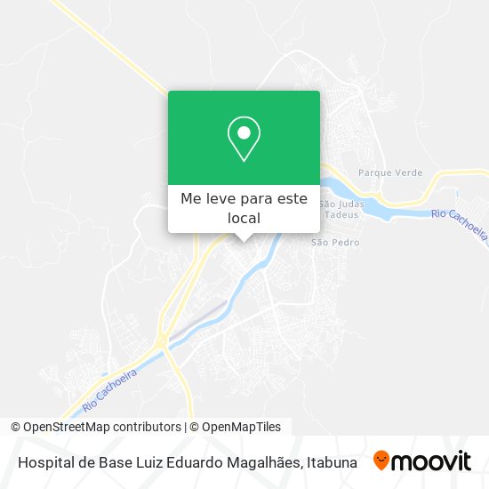 Hospital de Base Luiz Eduardo Magalhães mapa