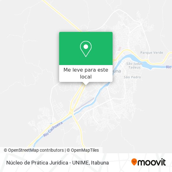 Núcleo de Prática Jurídica - UNIME mapa