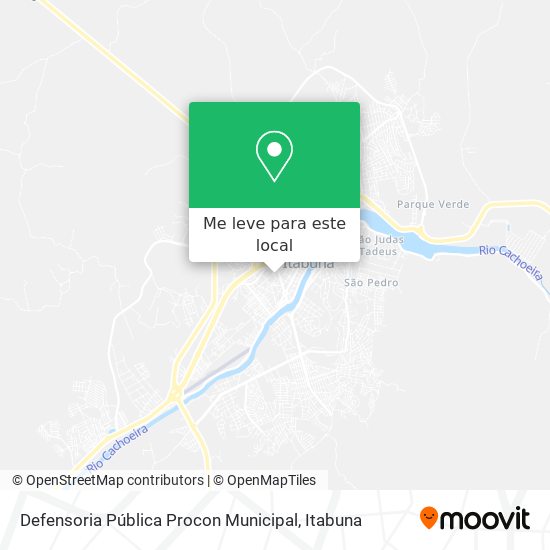 Defensoria Pública Procon Municipal mapa