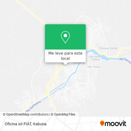 Oficina só FIAT mapa