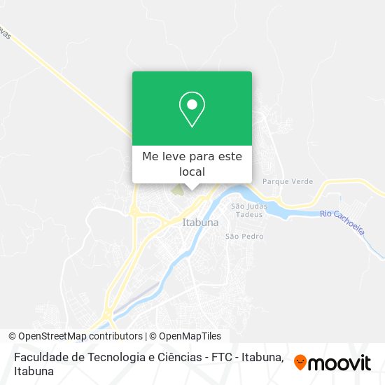 Faculdade de Tecnologia e Ciências - FTC - Itabuna mapa