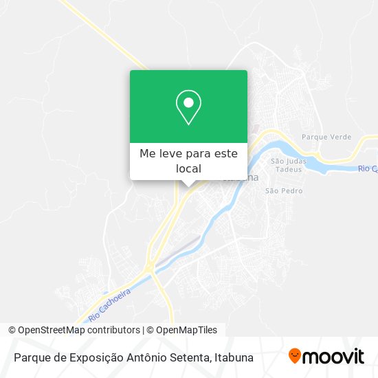 Parque de Exposição Antônio Setenta mapa