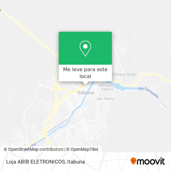 Loja ABIB ELETRONICOS mapa