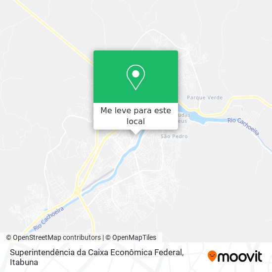 Superintendência da Caixa Econômica Federal mapa