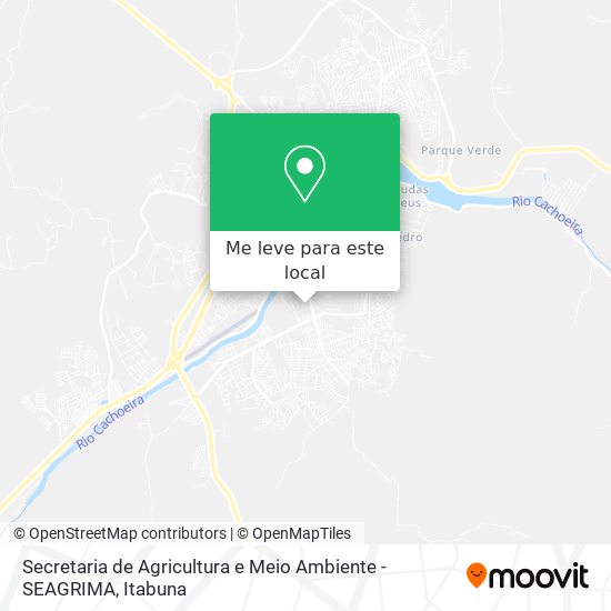 Secretaria de Agricultura e Meio Ambiente - SEAGRIMA mapa