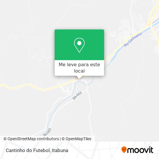 Cantinho do Futebol mapa