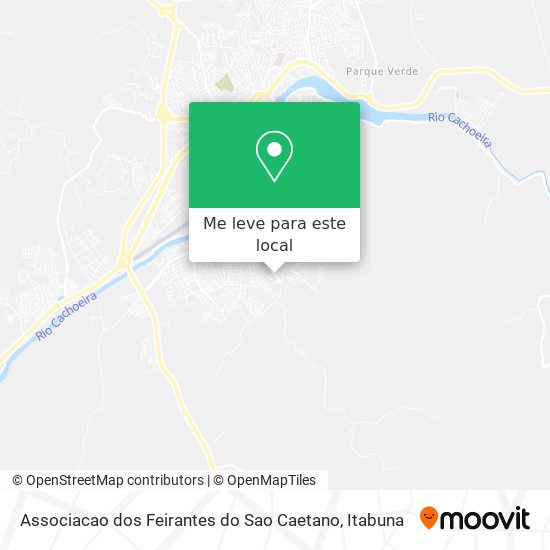 Associacao dos Feirantes do Sao Caetano mapa