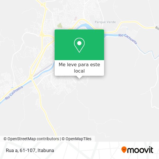 Rua a, 61-107 mapa