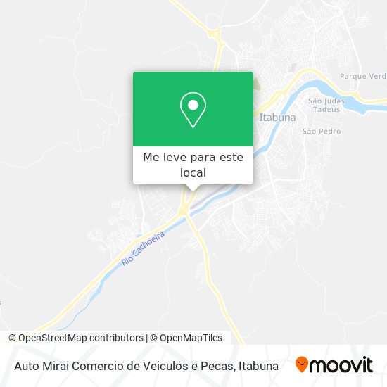 Auto Mirai Comercio de Veiculos e Pecas mapa