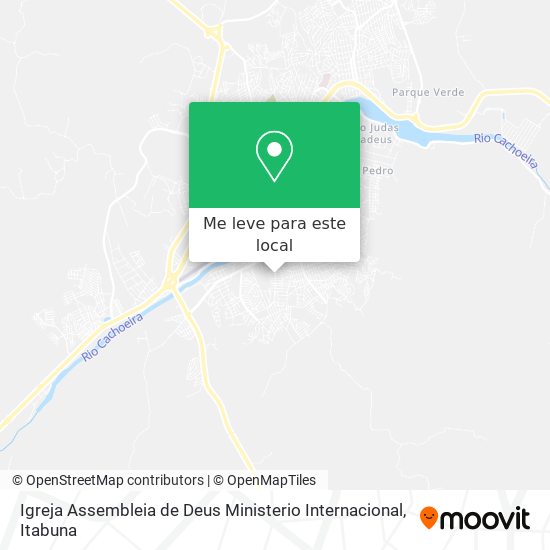 Igreja Assembleia de Deus Ministerio Internacional mapa