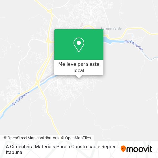 A Cimenteira Materiais Para a Construcao e Repres mapa