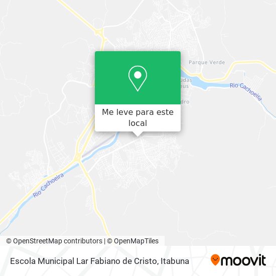 Escola Municipal Lar Fabiano de Cristo mapa