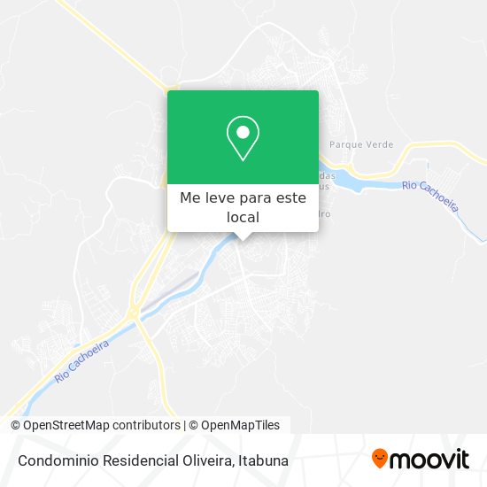 Condominio Residencial Oliveira mapa