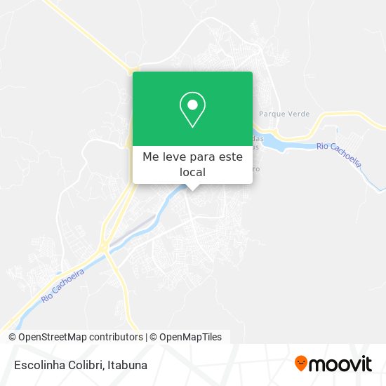 Escolinha Colibri mapa