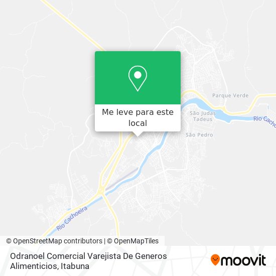 Odranoel Comercial Varejista De Generos Alimenticios mapa