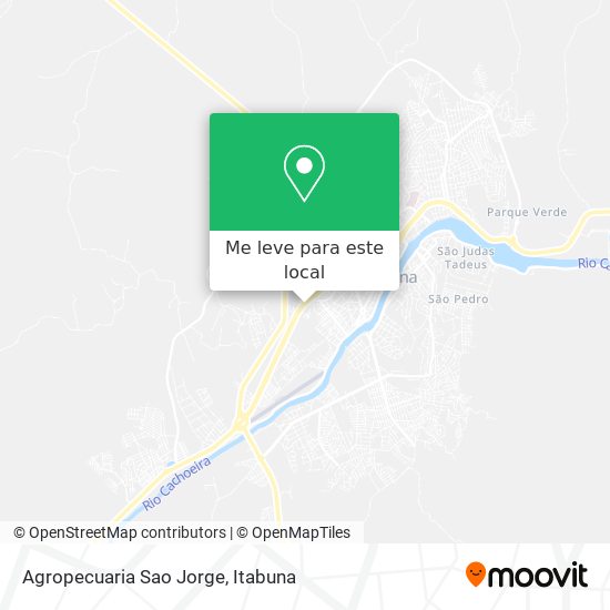 Agropecuaria Sao Jorge mapa